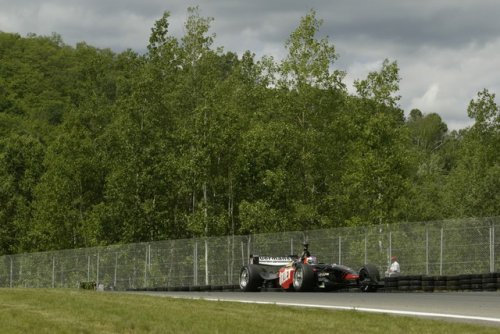 Doornbos kwam als enige in de buurt van Bourdais, Copyright Champ Car World Series 2007